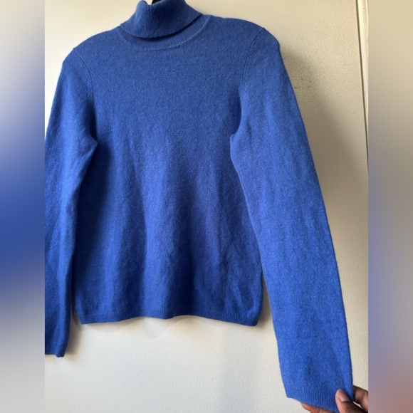 Charter Club Royal Blue Cashmere Sweater - Picture 10 of 14